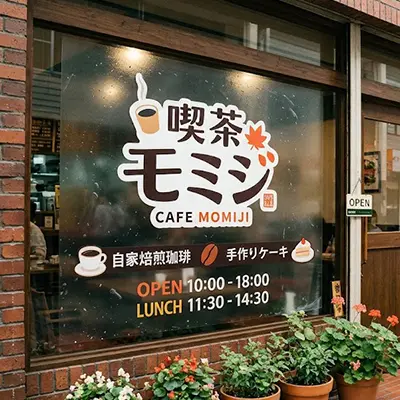 屋外大判シール
