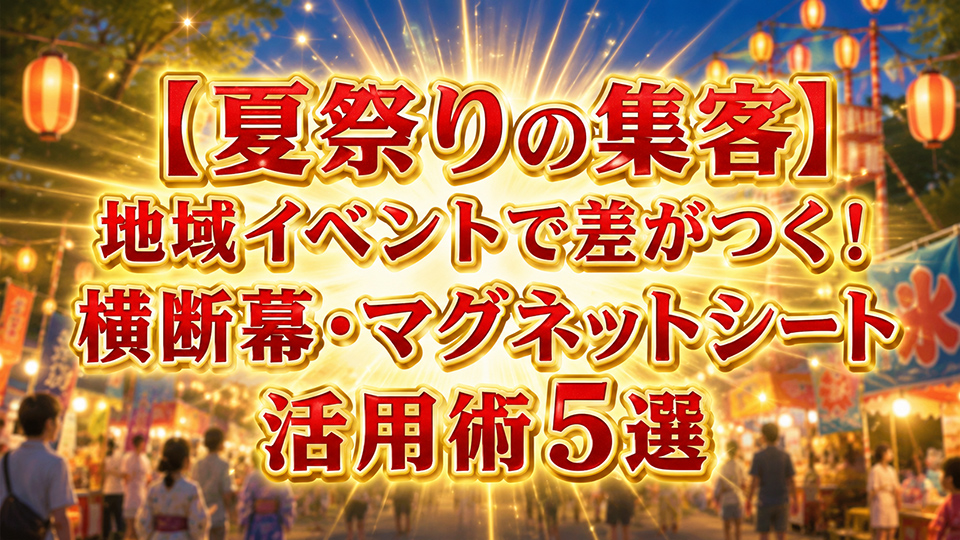 夏祭りの集客イメージ